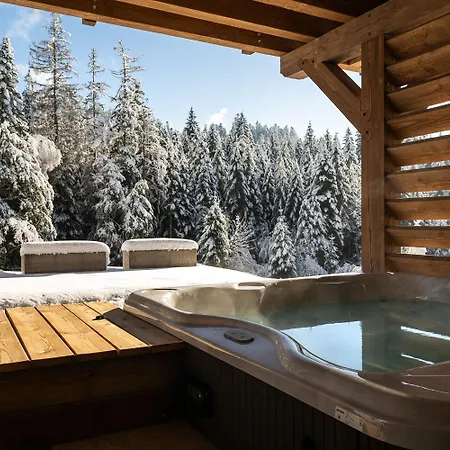شاليه Forest Lodge, A Luxury With Sauna And Jacuzzi